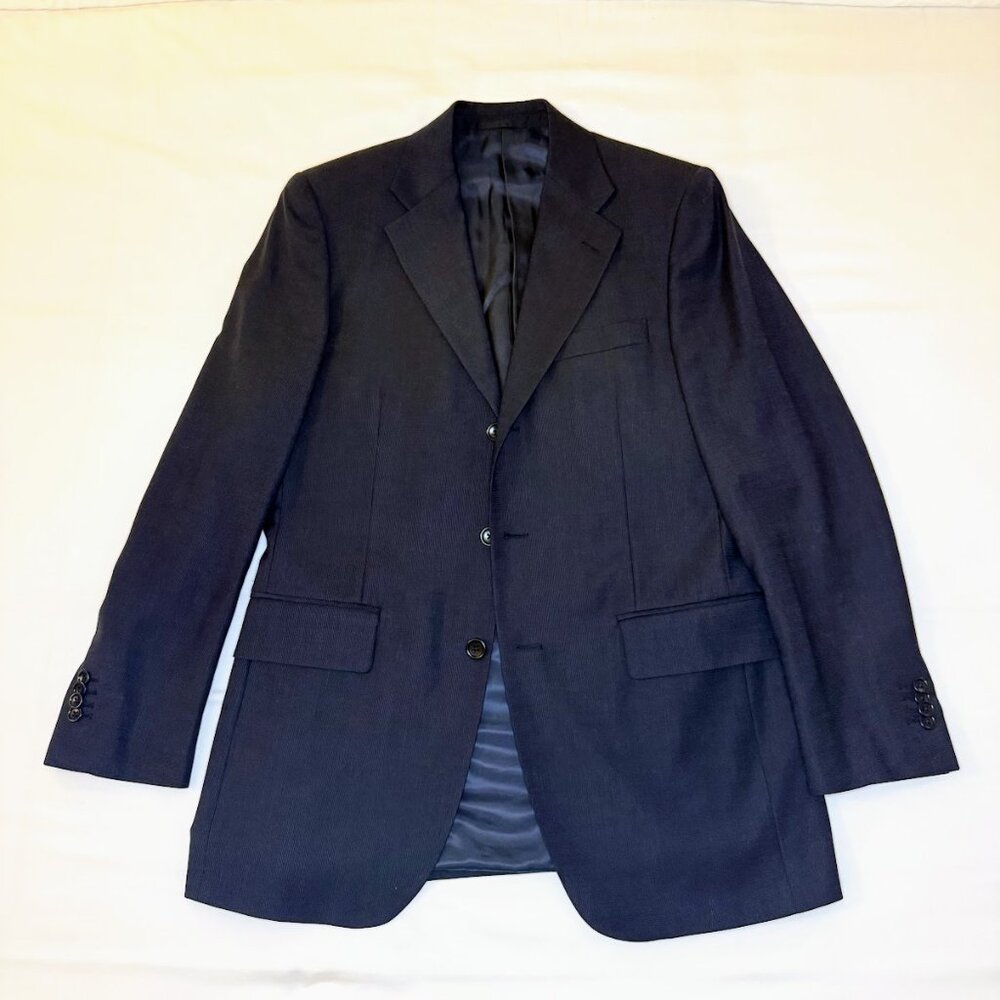 Boggi Milano 3-Button Cashmere Blend Suit Size 46 (Jacket & Pants)